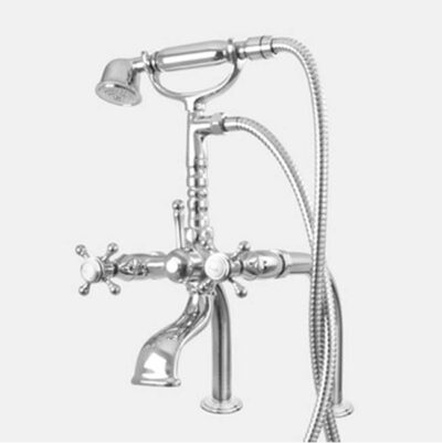 SIGMA Deckmount Telephone Handshower ST. MICHEL POLISHED BRASS PVD .40
