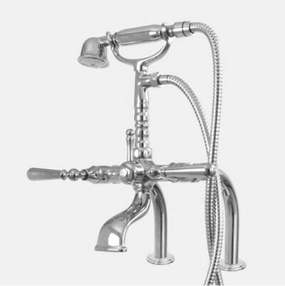 SIGMA Deckmount Telephone Handshower LOIRE ANTIQUE BRASS .82