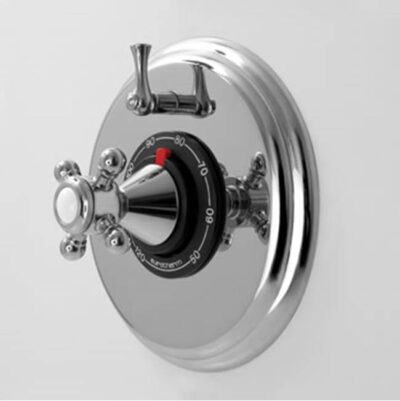 SIGMA 1/2'' Thermostatic Set, One Volume Control, TRIM SALEM ANTIQUE BRASS .82