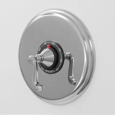 SIGMA 3/4'' Thermostatic Set with 9'' Plate TRIM HAMPSHIRE ANTIQUE BRASS .82