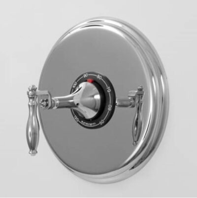 SIGMA 3/4'' Thermostatic Set with 9'' Plate TRIM TORONTO ANTIQUE BRASS .82