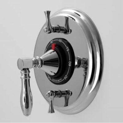 SIGMA 1/2'' Thermostatic Set, Two Volume Controls, TRIM HUNTINGTON ANTIQUE BRASS .82