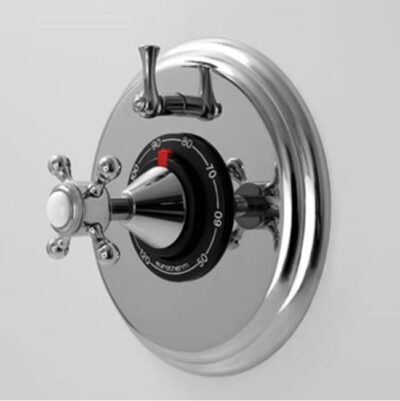 SIGMA 1/2'' Thermostatic Set, One Volume Control TRIM ST. MICHEL ANTIQUE BRASS .82