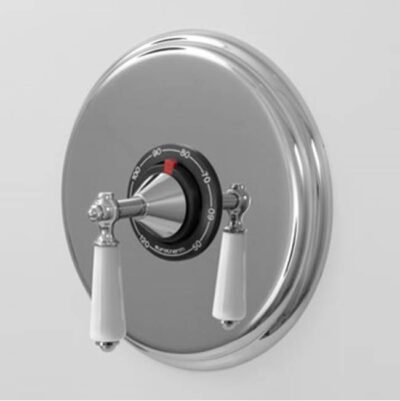 SIGMA 3/4'' Thermostatic Set with 9'' Plate TRIM ORLEANS ANTIQUE BRASS .82