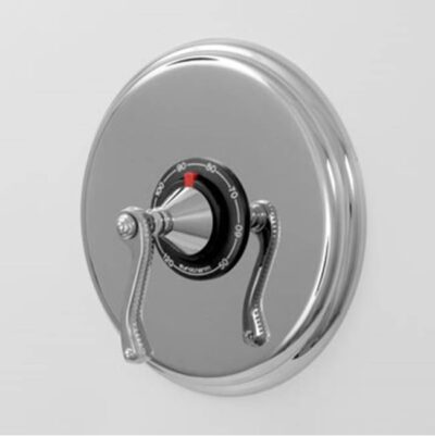 SIGMA 3/4'' Thermostatic Set with 9'' Plate TRIM SIENA ANTIQUE BRASS .82