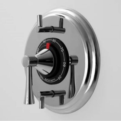 SIGMA 1/2'' Thermostatic, Two Volume Control, TRIM CHICAGO ANTIQUE BRASS .82