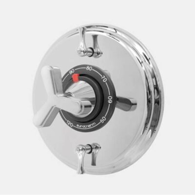 SIGMA 1/2'' Thermostatic Set, Two Volume Controls TRIM MODERNE-X ANTIQUE BRASS .82