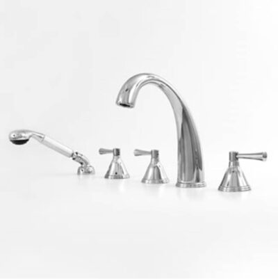 SIGMA Roman Tub Set TRIM with Deckmount Handshower CHICAGO SABLE BRONZE .80