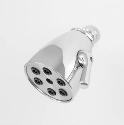 SIGMA 6 Plunger Deluxe Showerhead ANTIQUE BRASS .82