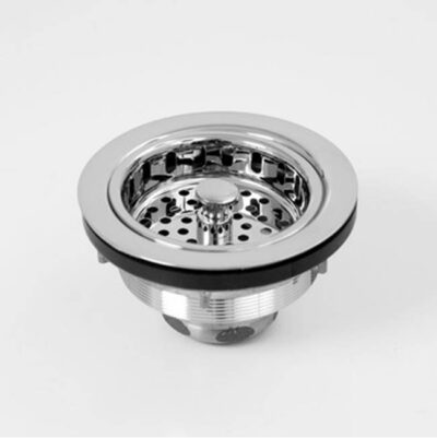 SIGMA Button drop post kitchen strainer ANTIQUE BRASS .82