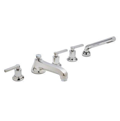 SIGMA Roman Tub Set TRIM with Deckmount Handshower TRIBECA ANTIQUE BRASS .82