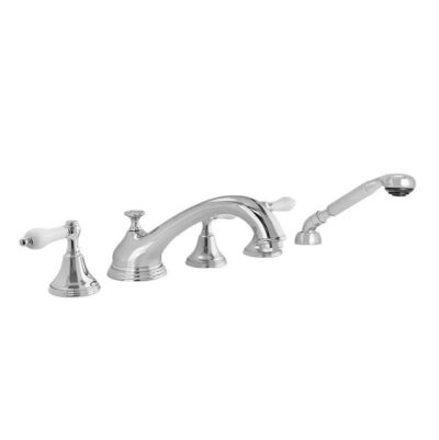 SIGMA Roman Tub Set TRIM with Deckmount Handshower NEW HAMPTON ANTIQUE BRASS .82