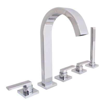 Speakman Speakman Lura 5-Hole Roman Tub Faucet with Platform Lever Handles PC