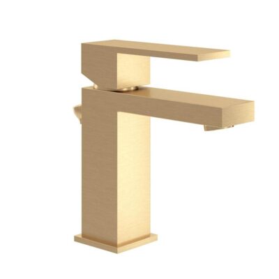 Symmons Duro Single Hole Single-Handle Bathroom Faucet with Drain Assembly in Brushed Bronze (1.0 GPM)