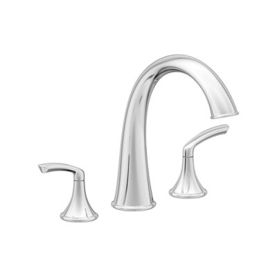 Symmons Elm 2-Handle Deck Mount Roman Tub Faucet in Polished Chrome