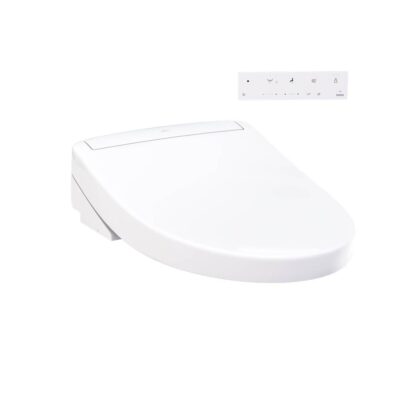 TOTO WASHLET® S5 Electronic Bidet Toilet Seat with Instantaneous Water Heating, PREMIST and EWATER+ Wand Cleaning, Elongated, Cotton White