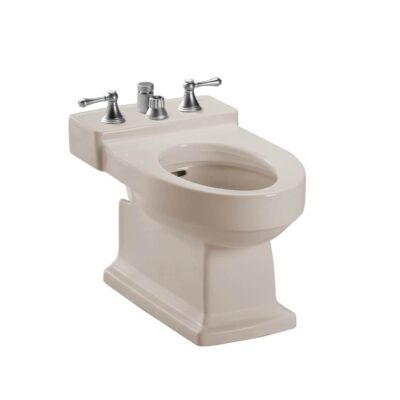 TOTO Lloyd® Deck Mount Vertical Spray Flushing Rim Bidet, Cotton White