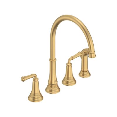 American Standard Delancey® 2-Handle Widespread Kitchen Faucet 1.5 gpm/5.7 L/min With Side Spray
