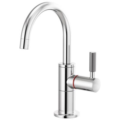 Brizo Litze® Instant Hot Faucet with Arc Spout and Knurled Handle