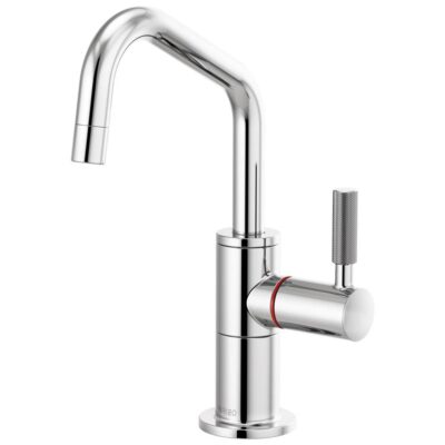 Brizo Litze® Instant Hot Faucet with Angled Spout and Knurled Handle