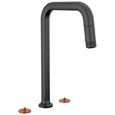 Brizo Kintsu® Widespread Pull-Down Faucet with Square Spout - Less Handles