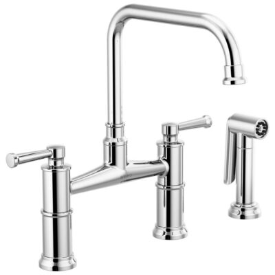Brizo Artesso® Bridge Faucet with Side Sprayer