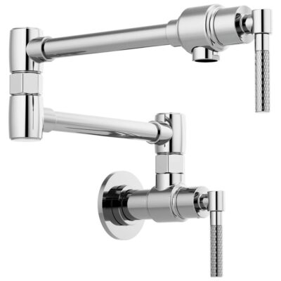 Brizo Litze® Wall Mount Pot Filler with Knurled Handle Kit