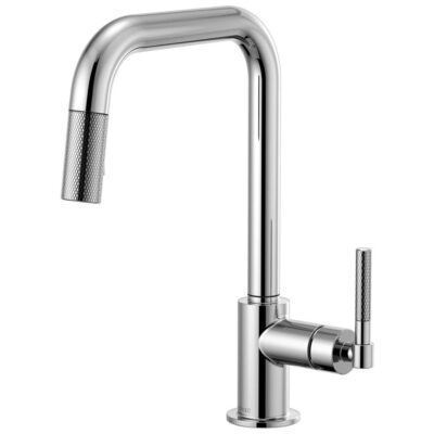 Brizo Litze® Pull-Down Faucet with Square Spout and Knurled Handle