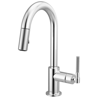 Brizo Litze® Pull-Down Prep Faucet with Arc Spout - Knurled Handle