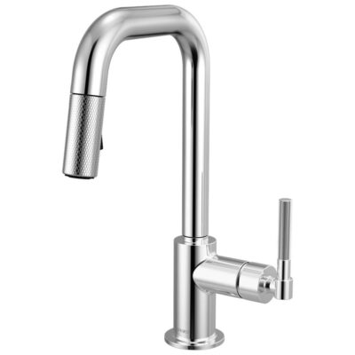 Brizo Litze® Pull-Down Prep Faucet with Square Spout - Knurled Handle
