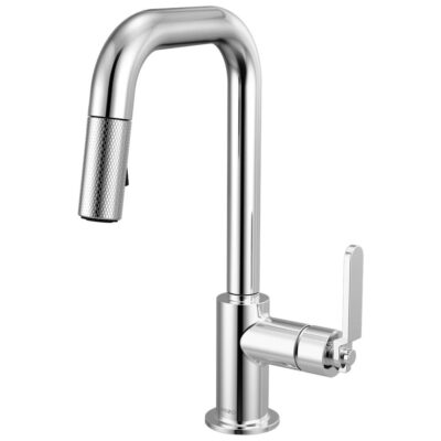 Brizo Litze® Pull-Down Prep Faucet with Square Spout - Industrial Handle
