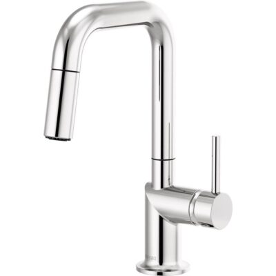Brizo Odin® Pull-Down Prep Faucet with Square Spout - Less Handle