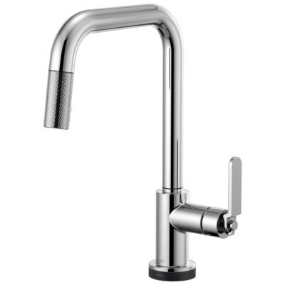 Brizo Litze® SmartTouch® Pull-Down Kitchen Faucet with Square Spout and Industrial Handle