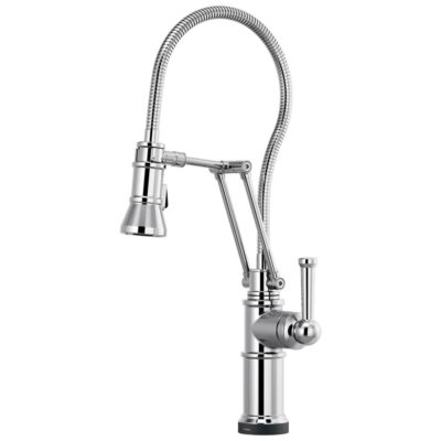 Brizo Artesso® SmartTouch® Articulating Kitchen Faucet With Finished Hose