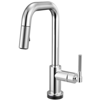 Brizo Litze® Smarttouch Pull-Down Prep Faucet with Square Spout - Knurled Handle