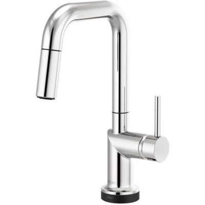 Brizo Odin® SmartTouch® Pull-Down Prep Kitchen Faucet with Square Spout - Less Handle