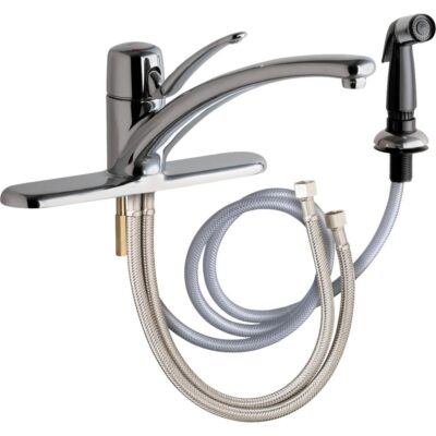 Chicago Faucets MARATHON, SIDE SPRAY,8'' PLATE