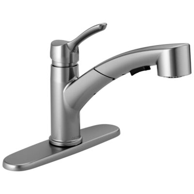 Delta Faucet Collins™ Single Handle Tract-Pack Pull-Out Kitchen Faucet