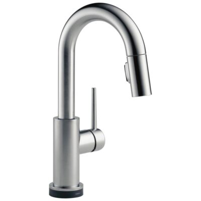 Delta Faucet Trinsic® Single Handle Pull-Down Bar / Prep Faucet with Touch2O® Technology
