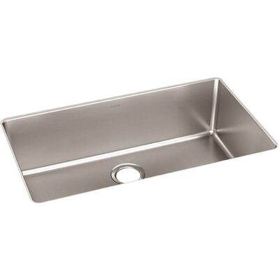 Elkay Reserve Selection Elkay Lustertone Iconix® 18 Gauge Stainless Steel 32-1/2 x 19-1/2'' x 9'' Single Bowl Undermount Sink