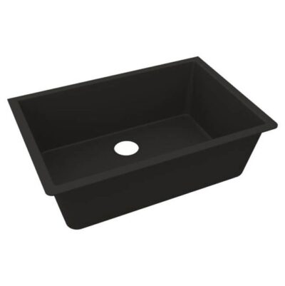 Elkay Reserve Selection Elkay Quartz Luxe 33'' x 18-7/16'' x 9-7/16'', Single Bowl Undermount Sink, Obsidian