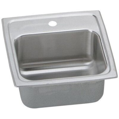 Elkay Used for Common Rtg - Replaced with BLR15160; 18 Gauge Stainless Steel 15'' x 15'' x 7.125'' Single Bowl Drop-in Bar/Prep Sink