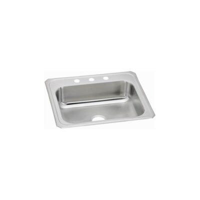 Elkay 20 Gauge Stainless Steel 25'' x 22'' x 7'' Single Bowl Drop-in Kitchen Sink