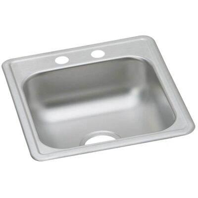 Elkay 22 Gauge Stainless Steel 17'' x 19'' x 6.1875'' Single Bowl Drop-in Bar/Prep Sink