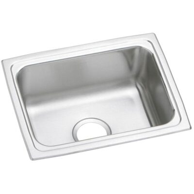 Elkay 18 Gauge Stainless Steel 25'' x 19.5'' x 10.125'' Single Bowl Drop-in Kitchen Sink