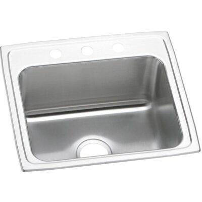 Elkay 18 Gauge Stainless Steel 22'' x 19.5'' x 10.125'' Single Bowl Drop-in Kitchen Sink