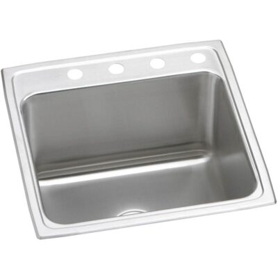 Elkay 18 Gauge Stainless Steel 22'' x 22'' x 10.125'' Single Bowl Drop-in Kitchen Sink