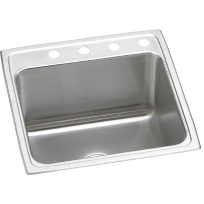 Elkay 18 Gauge Stainless Steel 22'' x 22'' x 12.125'' Single Bowl Drop-in Kitchen Sink