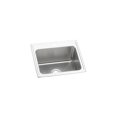 Elkay 18 Gauge Stainless Steel 25'' x 21.25'' x 10.125'' Single Bowl Drop-in Kitchen Sink