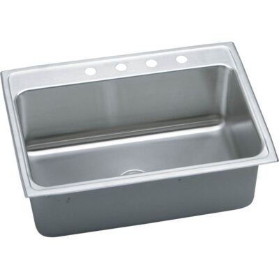 Elkay 18 Gauge Stainless Steel 31'' x 22'' x 10.125'' Single Bowl Top Mount Kitchen Sink